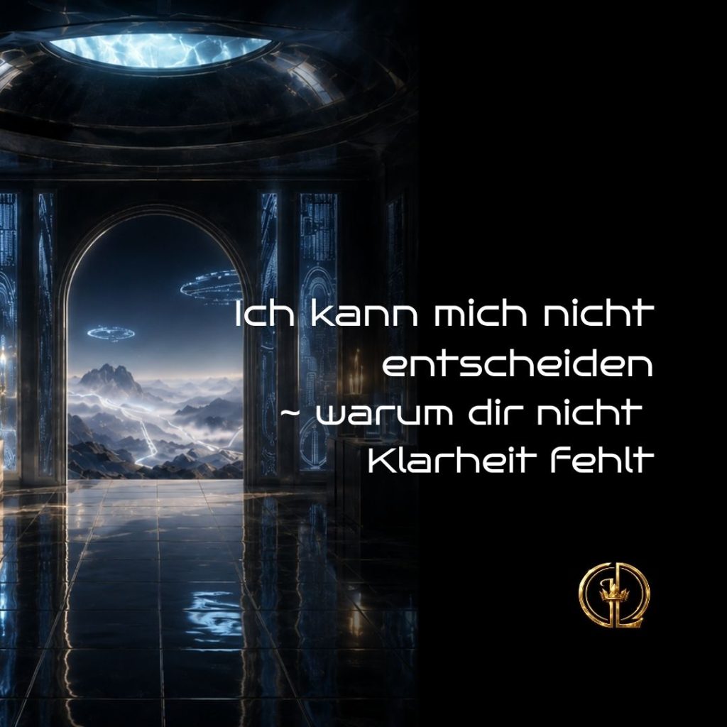 Ich kann mich nicht entscheiden ~ warum dir nicht Klarheit fehlt, sondern weibliche Selbstführung | Weibliche Selbstführung, Somatische Initiationssysteme von Daniela Decker, Queen's Universe