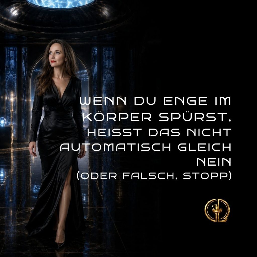 Enge im Körper heißt nicht Nein oder falsch oder Stopp | Weibliche Selbstführung, Somatische Initiationssysteme von Daniela Decker, Queen's Universe